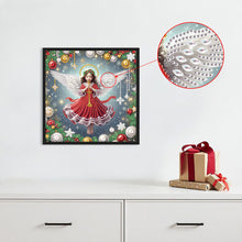 Load image into Gallery viewer, Diamond Painting - Partial Special Shaped - Christmas Atmosphere Angel (30*30CM)