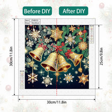 Load image into Gallery viewer, Diamond Painting - Partial Special Shaped - Christmas Atmosphere Bell (30*30CM)