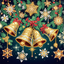 Load image into Gallery viewer, Diamond Painting - Partial Special Shaped - Christmas Atmosphere Bell (30*30CM)