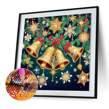 Load image into Gallery viewer, Diamond Painting - Partial Special Shaped - Christmas Atmosphere Bell (30*30CM)