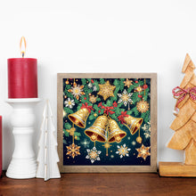 Load image into Gallery viewer, Diamond Painting - Partial Special Shaped - Christmas Atmosphere Bell (30*30CM)