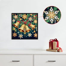 Load image into Gallery viewer, Diamond Painting - Partial Special Shaped - Christmas Atmosphere Bell (30*30CM)