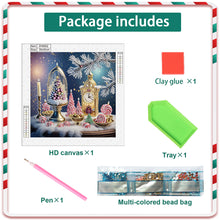 Load image into Gallery viewer, Diamond Painting - Partial Special Shaped - Christmas Atmosphere (30*30CM)