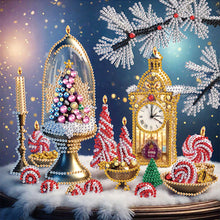 Load image into Gallery viewer, Diamond Painting - Partial Special Shaped - Christmas Atmosphere (30*30CM)