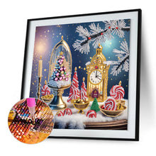 Load image into Gallery viewer, Diamond Painting - Partial Special Shaped - Christmas Atmosphere (30*30CM)