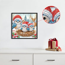 Load image into Gallery viewer, Diamond Painting - Partial Special Shaped - Christmas Bird (30*30CM)