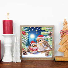 Load image into Gallery viewer, Diamond Painting - Partial Special Shaped - Christmas Bird (30*30CM)