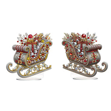 Load image into Gallery viewer, Christmas Table Top Diamond Painting Ornament Kits for Home Office Desktop Decor