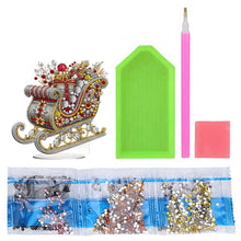 Load image into Gallery viewer, Christmas Table Top Diamond Painting Ornament Kits for Home Office Desktop Decor
