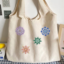 Load image into Gallery viewer, 4Pcs Acrylic Special Shaped Snowflake Diamond Art Brooch Jewelry Kit for Girls