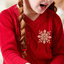 Load image into Gallery viewer, 4Pcs Acrylic Special Shaped Snowflake Diamond Art Brooch Jewelry Kit for Girls