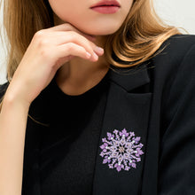 Load image into Gallery viewer, 4Pcs Acrylic Special Shaped Snowflake Diamond Art Brooch Jewelry Kit for Girls