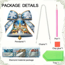 Load image into Gallery viewer, Acrylic Special Shaped Snowflake Bell DIY Diamond Painting Hanging Ornaments Kit