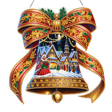 Load image into Gallery viewer, Acrylic Special Shaped Butterfly Bell DIY Diamond Painting Hanging Ornaments Kit