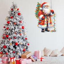 Load image into Gallery viewer, Christmas Acrylic Special Shape Santa Claus 5D DIY Diamond Painting Dots Pendant