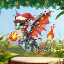 Load image into Gallery viewer, Christmas Acrylic Special Shape Santa Claus 5D DIY Diamond Painting Dots Pendant