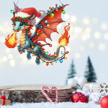 Load image into Gallery viewer, Christmas Acrylic Special Shape Santa Claus 5D DIY Diamond Painting Dots Pendant