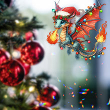 Load image into Gallery viewer, Christmas Acrylic Special Shape Santa Claus 5D DIY Diamond Painting Dots Pendant