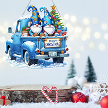 Load image into Gallery viewer, Christmas Acrylic Special Shape Santa Claus 5D DIY Diamond Painting Dots Pendant