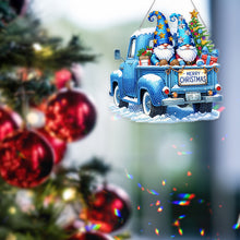 Load image into Gallery viewer, Christmas Acrylic Special Shape Santa Claus 5D DIY Diamond Painting Dots Pendant