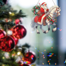 Load image into Gallery viewer, Christmas Acrylic Special Shape Santa Claus 5D DIY Diamond Painting Dots Pendant