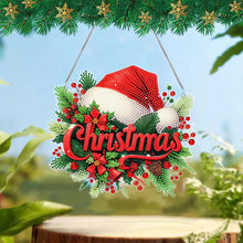 Load image into Gallery viewer, Christmas Acrylic Special Shape Santa Claus 5D DIY Diamond Painting Dots Pendant