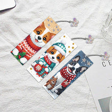 Load image into Gallery viewer, 3Pcs Christmas Special Shape Cat Diamond Painting Bookmark for Reading Day Gift