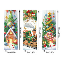 Load image into Gallery viewer, 3Pcs Christmas Special Shape Cat Diamond Painting Bookmark for Reading Day Gift