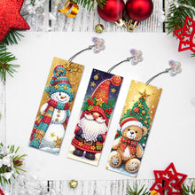 Load image into Gallery viewer, 3Pcs Christmas Special Shape Cat Diamond Painting Bookmark for Reading Day Gift