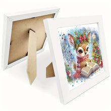 Load image into Gallery viewer, Diamond Painting - Partial Special Shaped - Reading elk with framed (19.2*19.2CM)