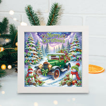 Load image into Gallery viewer, Diamond Painting - Partial Special Shaped - Santa Claus car with framed (19.2*19.2CM)
