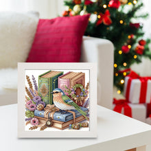 Load image into Gallery viewer, Diamond Painting - Partial Special Shaped - Book bird with framed (19.2*19.2CM)