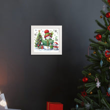 Load image into Gallery viewer, Diamond Painting - Partial Special Shaped - Christmas snowman with framed (19.2*19.2CM)