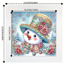 Load image into Gallery viewer, Diamond Painting - Partial Special Shaped - Christmas snowman with framed (19.2*19.2CM)