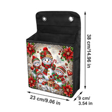 Load image into Gallery viewer, Diamond Painting Hanging Storage Bag Diamond Art Organizer Box (Snowman Family)