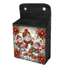Load image into Gallery viewer, Diamond Painting Hanging Storage Bag Diamond Art Organizer Box (Snowman Family)