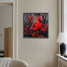 Load image into Gallery viewer, Diamond Painting - Full Round - Red cardinal (30*30CM)