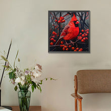 Load image into Gallery viewer, Diamond Painting - Full Round - Red cardinal (30*30CM)