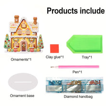Load image into Gallery viewer, Acrylic Special Shape Cookie House Diamond Painting Tabletop Decorations