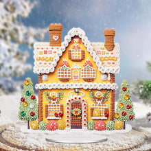 Load image into Gallery viewer, Acrylic Special Shape Cookie House Diamond Painting Tabletop Decorations