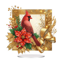 Load image into Gallery viewer, Acrylic Special Shape Christmas Cardinal Diamond Painting Desktop Decors