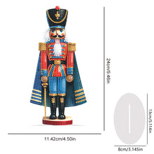Load image into Gallery viewer, Acrylic Special Shape Christmas Nutcracker Diamond Painting Desktop Decors