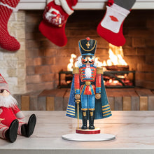 Load image into Gallery viewer, Acrylic Special Shape Christmas Nutcracker Diamond Painting Desktop Decors