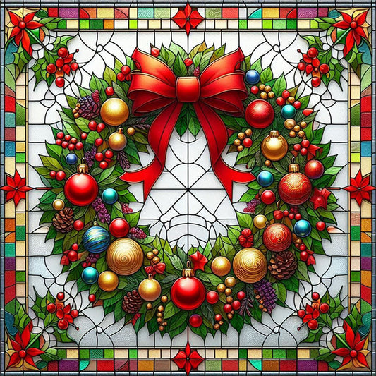 Diamond Painting - Full Square - Christmas in glass (40*40CM)