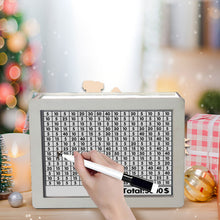 Load image into Gallery viewer, Wooden Christmas Santa & Snowman Diamond Painting Money Saving Box for Beginners