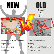 Load image into Gallery viewer, Wooden Christmas Santa & Snowman Diamond Painting Money Saving Box for Beginners