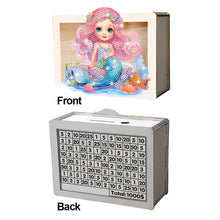 Load image into Gallery viewer, Wooden Christmas Santa & Snowman Diamond Painting Money Saving Box for Beginners