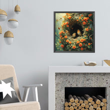 Load image into Gallery viewer, Diamond Painting - Full Round - Flower and Bird Tree Hole (50*50CM)