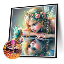 Load image into Gallery viewer, Diamond Painting - Full Round - Butterfly Girl (50*50CM)