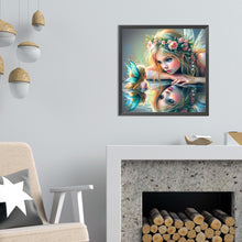 Load image into Gallery viewer, Diamond Painting - Full Round - Butterfly Girl (50*50CM)